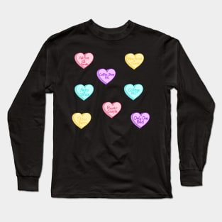 Book Tropes Loveheart Sticker Pack Long Sleeve T-Shirt